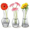 thumbnail image 1 of Kovot Set of 3 Glass Bud Vases - 3 Distinct Star-Etched Vases, 1 of 6