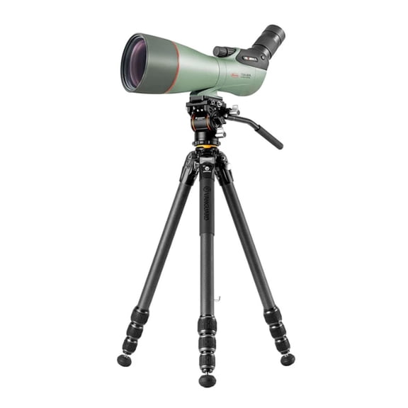 Kowa TSN-88A ZM Spotting Scope & VEO 5 264CV14 Tripod Kit, 88mm PROMINAR Lens, 25-60x Zoom, Carbon-Fiber Tripod, 2-Way Video Head (88AZM+VEO5-KIT)