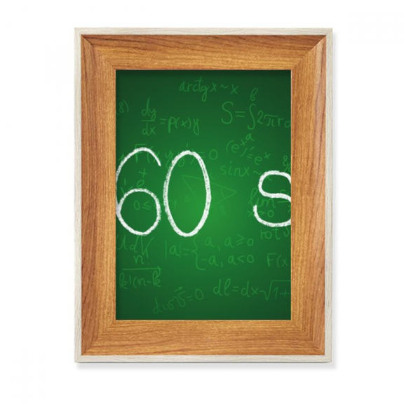 Kowledge 60 Second Desktop Wooden Photo Frame Display Picture Art Painting Multiple Sets