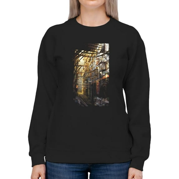 Kowloon Sweatshirt Women -Anthony Chirstou Designs, Female 3X-Large