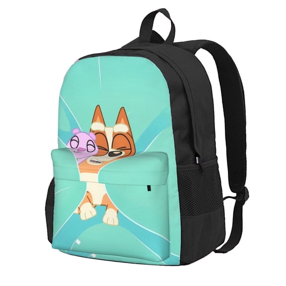 Kowoue Bluey Pattern Backpack – Stylish and Comfortable Casual Large Capacity Backpack, Adjustable Shoulder Bag for School, Travel
