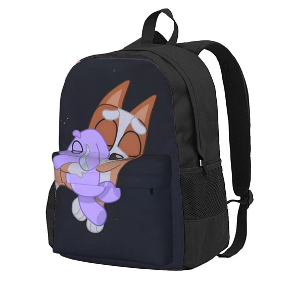Kowoue Bluey Pattern Backpack – Stylish and Comfortable Casual Large Capacity Backpack, Adjustable Shoulder Bag for School, Travel