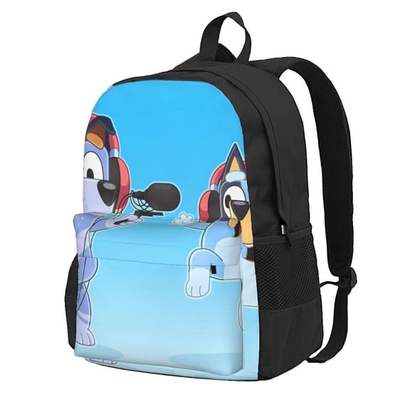 Kowoue Bluey Pattern Backpack – Stylish and Comfortable Casual Large Capacity Backpack, Adjustable Shoulder Bag for School, Travel