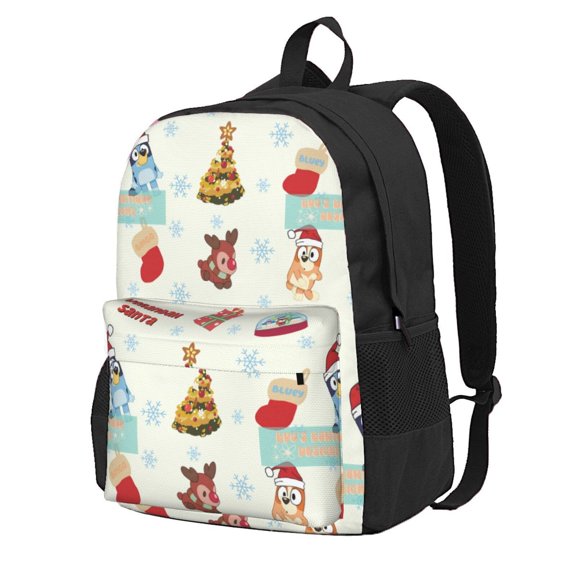 Kowoue Bluey Pattern Backpack – Stylish and Comfortable Casual Large Capacity Backpack, Adjustable Shoulder Bag for School, Travel