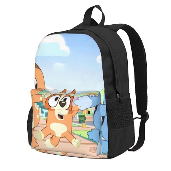 Kowoue Bluey Pattern Backpack – Stylish and Comfortable Casual Large Capacity Backpack, Adjustable Shoulder Bag for School, Travel