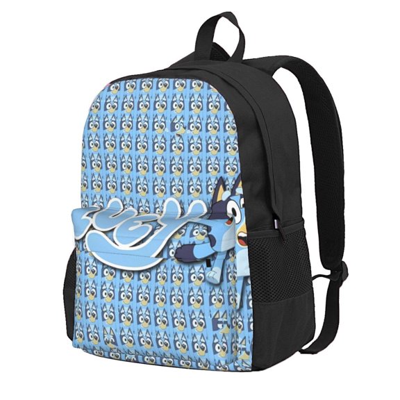 Kowoue Bluey Pattern Backpack – Stylish and Comfortable Casual Large Capacity Backpack, Adjustable Shoulder Bag for School, Travel