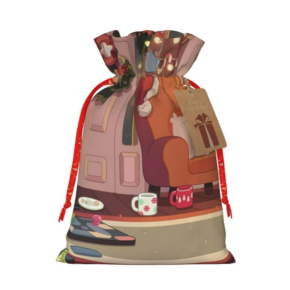 Kowoue Bluey Pattern Gift Bags ,Party Gift Bag, Christmas Goody Bags for Christmas Holidays Party Favors and Presents-Small