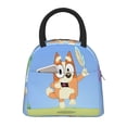 thumbnail image 1 of Kowoue Bluey Pattern Insulated Lunch Bag – Handheld Thermal Tote Picnic Bag School Lunch Box Bag Portable Food Storage Bag-One Size, 1 of 6