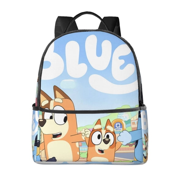 Kowoue Bluey Pattern Student Backpack – Ergonomic Double Shoulder Backpack, Large Capacity Durable & Comfortable, for School, College, Travel