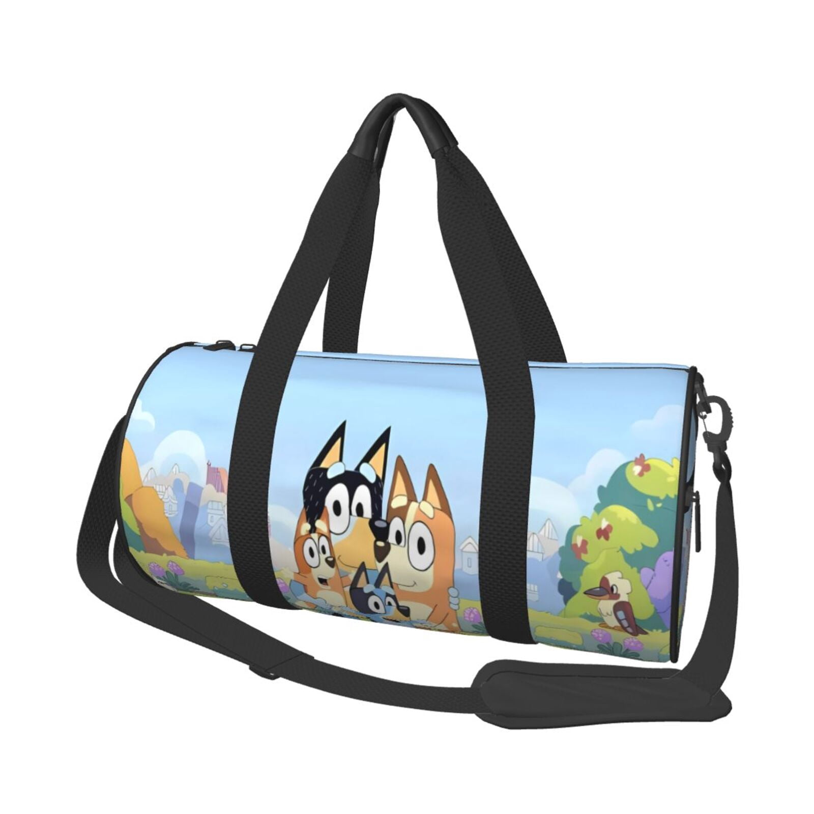 Kowoue Bluey Pattern Travel Duffel Bag, Large Capacity Sports Gym Bag ...