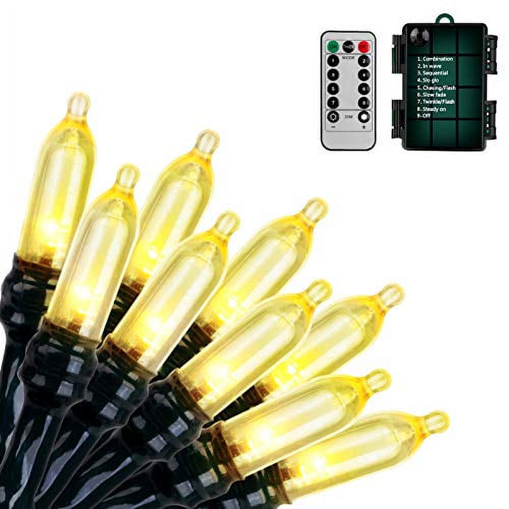 Koxly 18ft Battery Operated String Lights,Outdoor String Lights