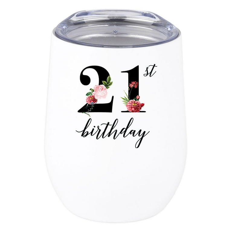 https://i5.walmartimages.com/seo/Koyal-Wholesale-21st-Birthday-Wine-Tumbler-with-Lid-12oz-Stemless-Stainless-Steel-Insulated-Floral-21st-Birthday-Tumbler_f637f259-785b-4dd9-b5e3-92e6a4ff390b.abb9df108f99c2a713b42b32a86039cb.jpeg?odnHeight=768&odnWidth=768&odnBg=FFFFFF