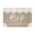 thumbnail image 1 of Koyal Wholesale 56-Pk RSVP Postcards for Wedding Burlap Le Cardstock Response Reply Cards, "4 x 6", 1 of 5