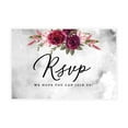 thumbnail image 1 of Koyal Wholesale 56-Pk RSVP Postcards for Wedding Fall Burgundy Florals Cardstock Response Reply Cards, "4 x 6", 1 of 5