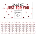 thumbnail image 1 of Koyal Wholesale 60 Pre-Printed DIY Scratch-Off Vouchers Couples Date Cards, Hearts, Valentine's Day Love Coupons, 1 of 5