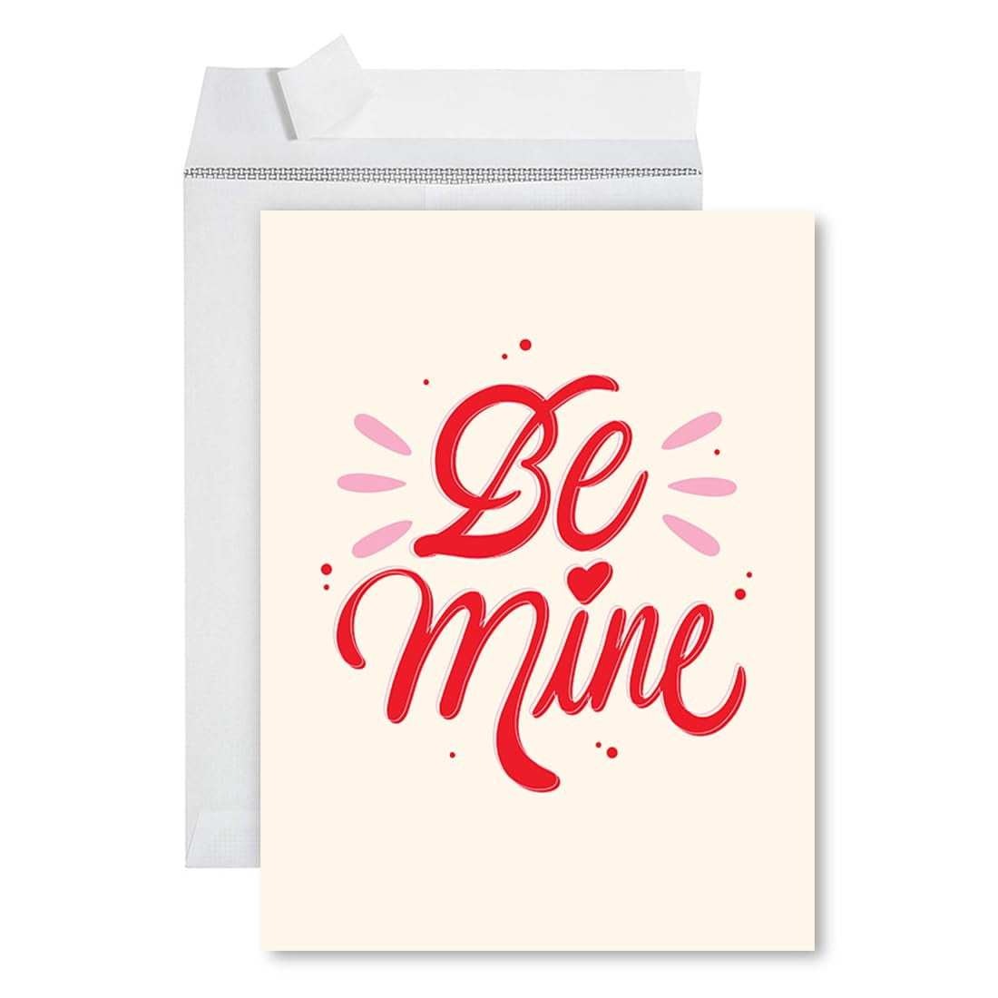 Koyal Wholesale 8.5x11 Giant Valentine Card, Be Mine Will You