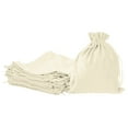 thumbnail image 1 of Koyal Wholesale  8" x 10" Ivory Velvet Drawstring Favor Bags, 25-Pack, 1 of 5