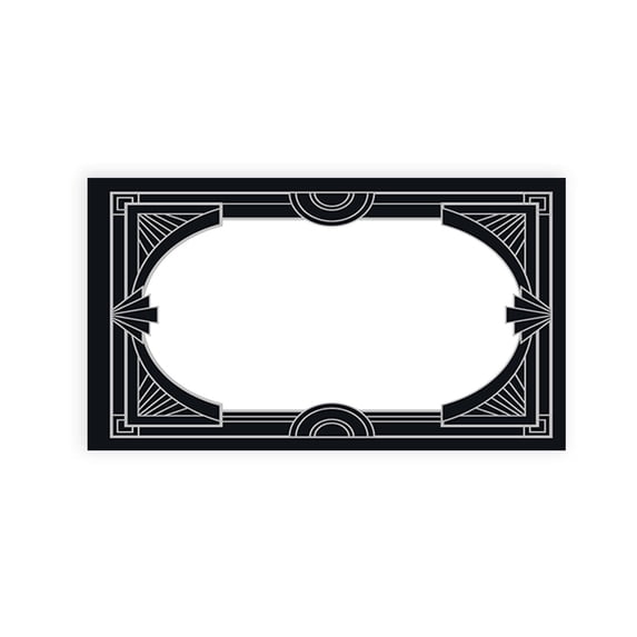 Koyal Wholesale Art Deco Place Cards for Wedding Party Tables, Seating Name Place Cards for Holders, 60 Pack