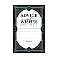 thumbnail image 1 of Koyal Wholesale Art Deco Wedding Advice & Well Wishes Guest Book Cards for Bride and Groom, 56 Pack, 1 of 5