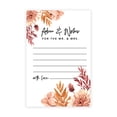thumbnail image 1 of Koyal Wholesale Autumn Dried Florals Wedding Advice & Well Wishes Guest Book Cards for Bride and Groom, 56 Pack, 1 of 5