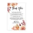 thumbnail image 1 of Koyal Wholesale Autumn Dried Florals Wedding Thank You Place Setting Cards for Table Reception, Dinner Plates, 56-Pk, 1 of 5