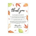 thumbnail image 1 of Koyal Wholesale Autumn Fall Foliage Thank You Place Setting Cards for Table Reception, Dinner Plates, 56-Pack, 1 of 5