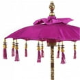 thumbnail image 1 of Koyal Wholesale Bali Umbrella Stand, Plum 34-Inch Tall Moroccan Style Home Decor Items, Free Standing Umbrella, 1 of 4