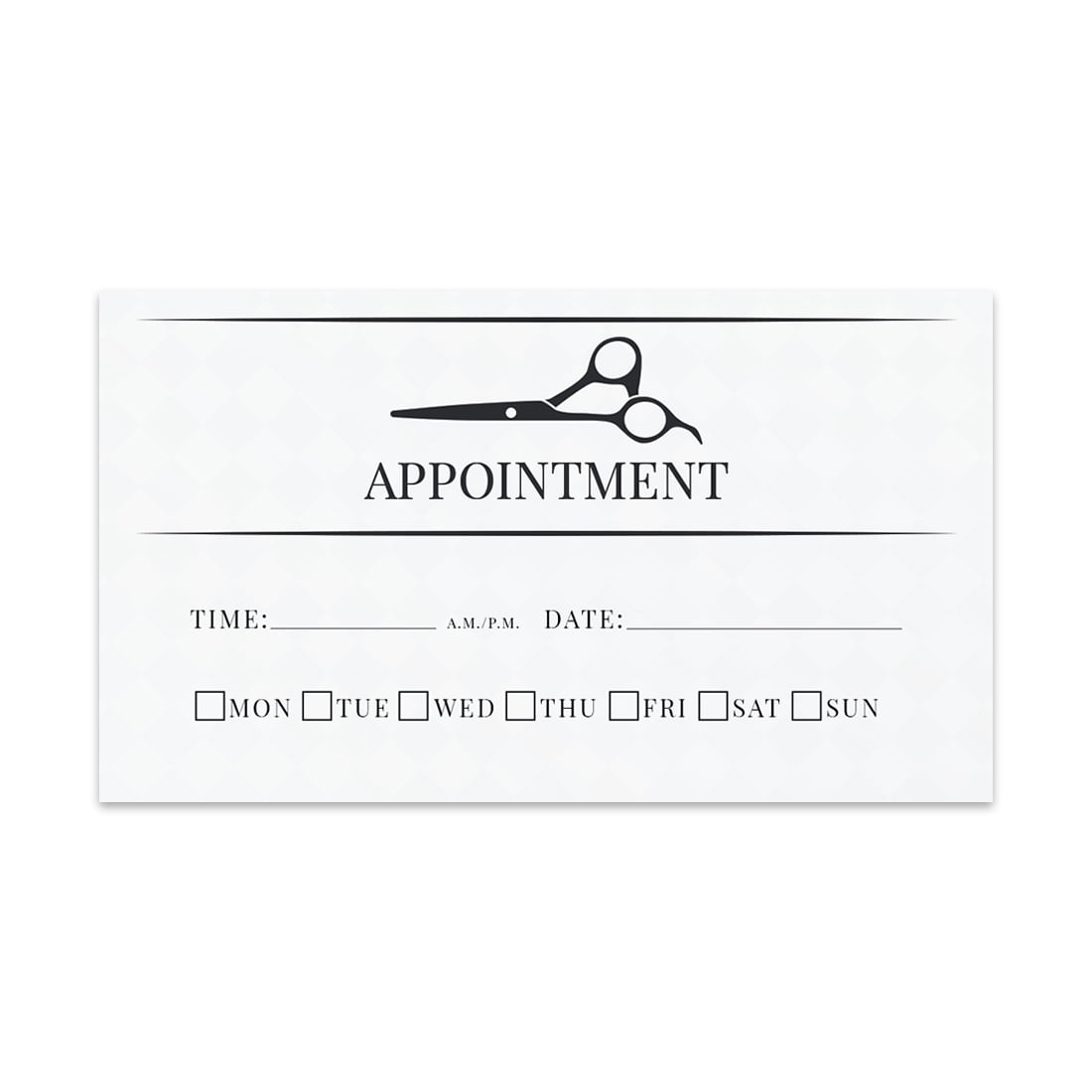 Sparkling Turquoise Appointment Cards - Copper Paper, 2x3.5 Inches, Pack Of 100, For Salons & Spas