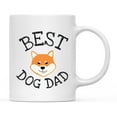 thumbnail image 1 of Koyal Wholesale Best Dog Dad Ceramic Coffee Mug, Shiba Inu, 1 of 5