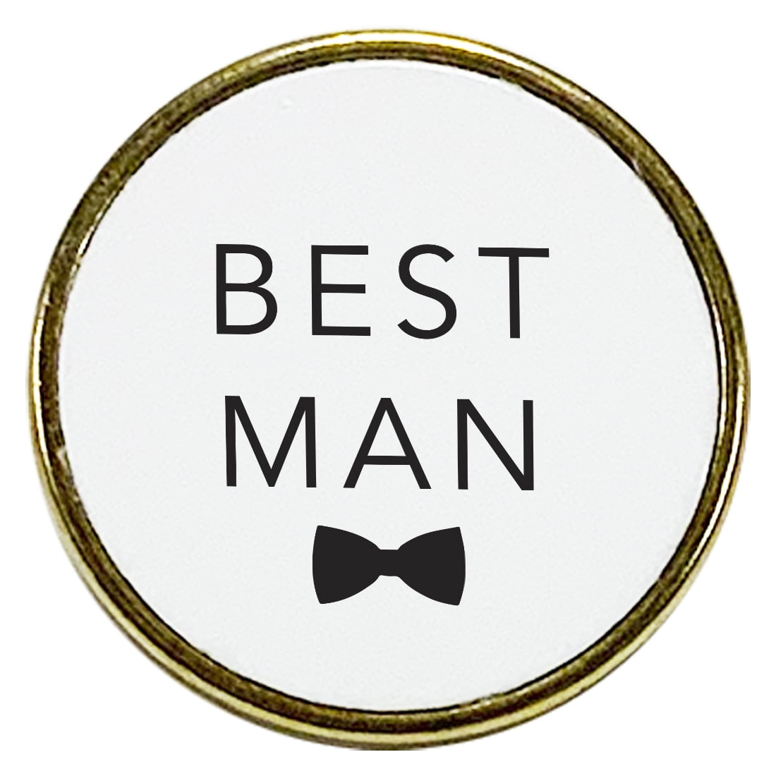 Koyal Wholesale Best Man Enamel Lapel Pin, Wedding Party Button Pins