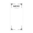 thumbnail image 1 of Koyal Wholesale Black Art Deco Printable Wedding Paper Menu Cards for DIY Printer, Pack of 52, 1 of 5