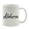 thumbnail image 1 of Koyal Wholesale Black Calligraphy Oklahoma US State Ceramic Coffee Mug, 1 of 1