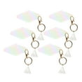 thumbnail image 1 of Koyal Wholesale Blank Acrylic Iridescent Keychains for Bridesmaids, Bride, Bridal Party, Wedding, Set of 12, 1 of 5