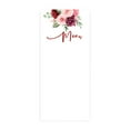 thumbnail image 1 of Koyal Wholesale Blush and Burgundy Floral Printable Wedding Paper Menu Cards for DIY Printer, Pack of 52, 1 of 5