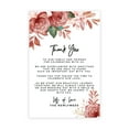 thumbnail image 1 of Koyal Wholesale Boho Floral Wedding Thank You Place Setting Cards for Table Reception, Dinner Plates, 56-Pack, 1 of 5