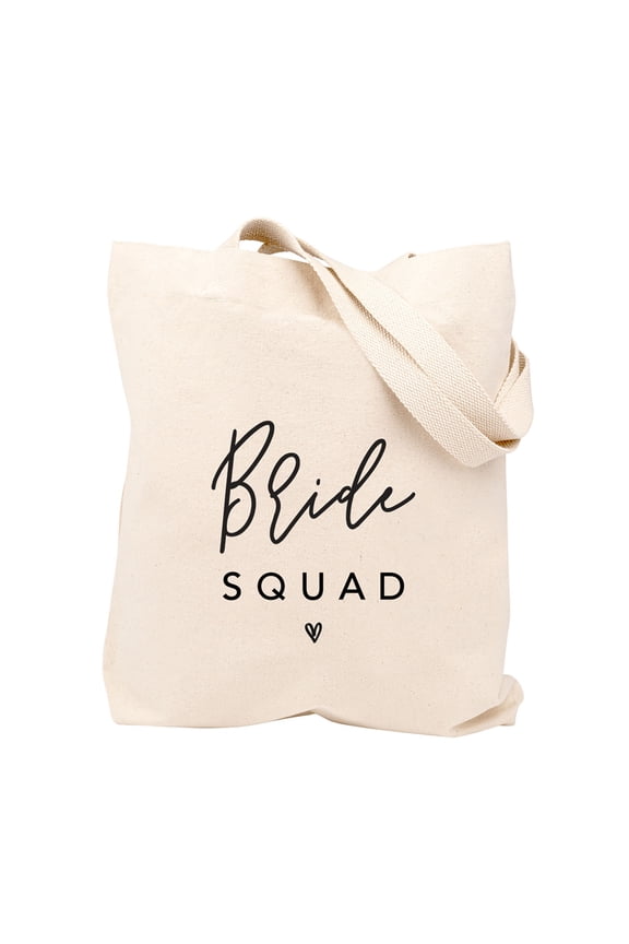 Bride Squad Canvas Tote Bag, 1-Pack