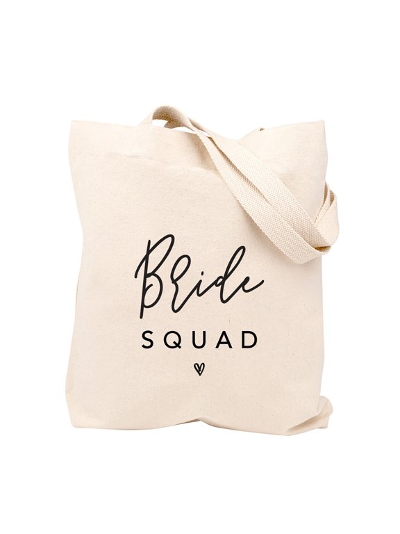 Bride Squad Canvas Tote Bag, 1-Pack