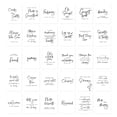 thumbnail image 1 of Koyal Wholesale Brush Script Wedding Signs Bundle Set for Ceremony, Reception Decor Signage, 8.5 x 11", 30-Pack, 1 of 5