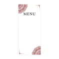 thumbnail image 1 of Koyal Wholesale Burgundy Elegant Ornate Printable Wedding Paper Menu Cards for DIY Printer, Pack of 52, 1 of 5