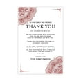 thumbnail image 1 of Koyal Wholesale Burgundy Elegant Ornate Wedding Thank You Place Setting Cards for Table Reception, 56-Pack, 1 of 5