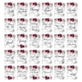thumbnail image 1 of Koyal Wholesale Burgundy Pink Florals with Marble Wedding Signs Bundle Set for Ceremony, Reception Decor, 30-Pack, 1 of 5