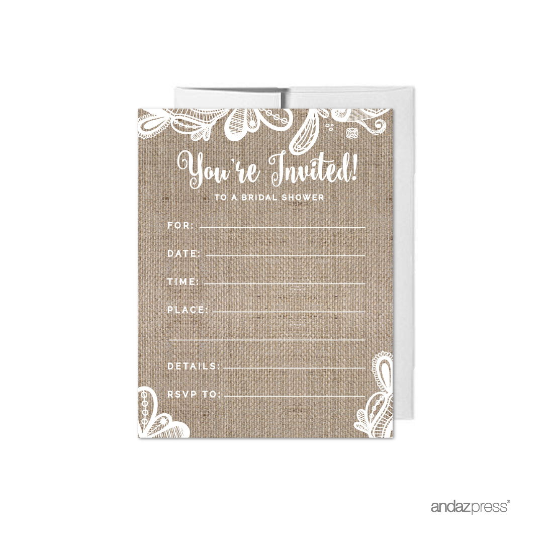 Pink Elephant Baby Shower Invitations, 8ct