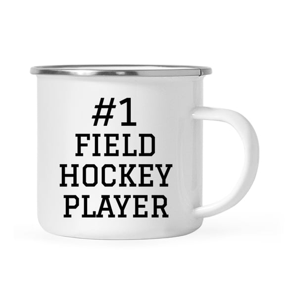 Koyal Wholesale Campfire Coffee Mug Thank You Gift, #1 Field Hockey Player, Set of 1