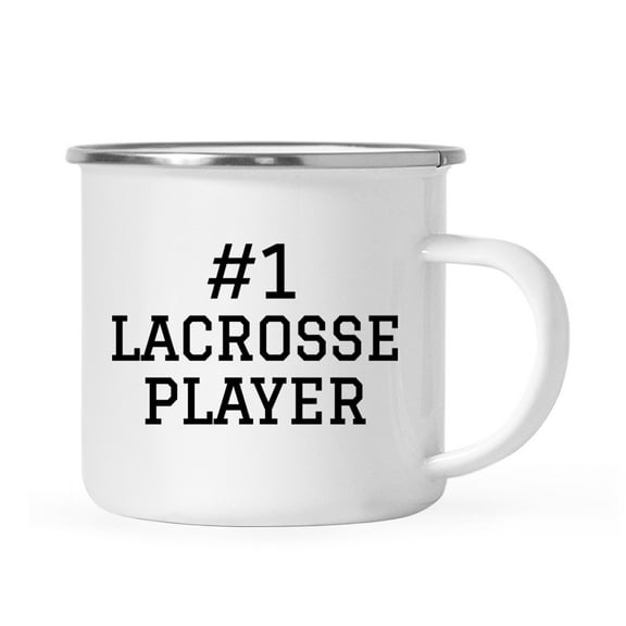 Koyal Wholesale Campfire Coffee Mug Thank You Gift, #1 Lacrosse Player, Set of 1