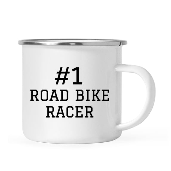 Koyal Wholesale Campfire Coffee Mug Thank You Gift, #1 Road Bike Racer, Set of 1