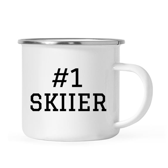 Koyal Wholesale Campfire Coffee Mug Thank You Gift, #1 Skiier, Set of 1