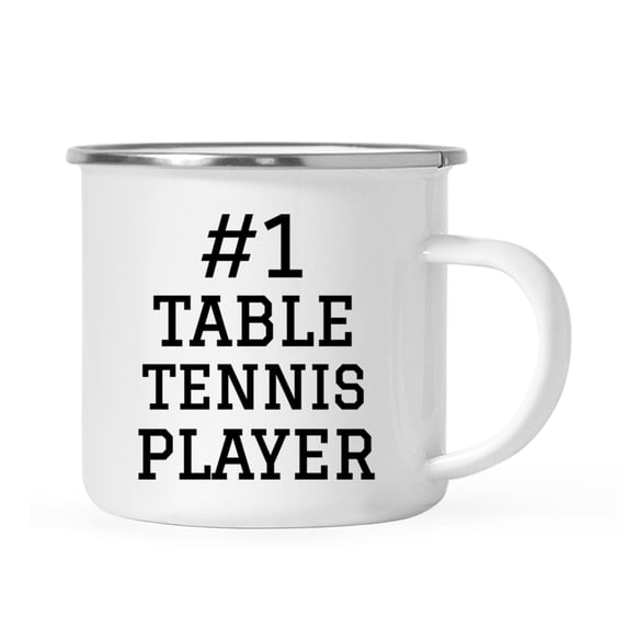 Koyal Wholesale Campfire Coffee Mug Thank You Gift, #1 Table Tennis Player, Set of 1