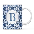 thumbnail image 1 of Koyal Wholesale Ceramic Coffee Mug, Moroccan Monogram  B, 1 of 5