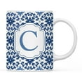 thumbnail image 1 of Koyal Wholesale Ceramic Coffee Mug, Moroccan Monogram  C, 1 of 5