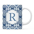 thumbnail image 1 of Koyal Wholesale Ceramic Coffee Mug, Moroccan Monogram  R, 1 of 5